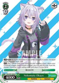 Nekomata Okayu U waifu card — Weiss Schwarz