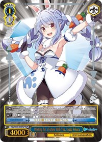 Usada Pekora HololiveParallel waifu card — Weiss Schwarz