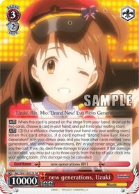 Uzuki (SR) SR waifu card — Weiss Schwarz