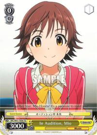 Mio TrialDeck waifu card — Weiss Schwarz