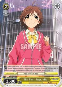 Mio TrialDeck waifu card — Weiss Schwarz