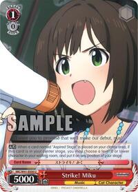 Miku U waifu card — Weiss Schwarz