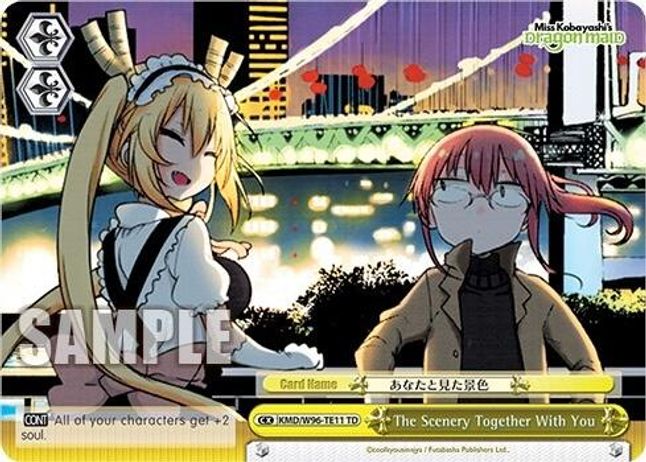 The Scenery Together With You TrialDeck waifu card — Weiss Schwarz