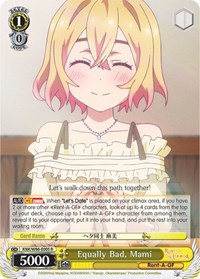 Mami R waifu card — Weiss Schwarz