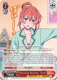 Sumi R waifu card — Weiss Schwarz
