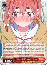 Sumi RR waifu card — Weiss Schwarz
