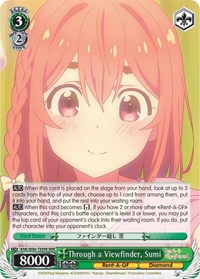 Sumi RRR waifu card — Weiss Schwarz