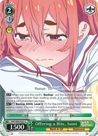 Sumi U waifu card — Weiss Schwarz