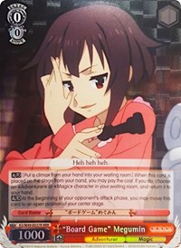 "Board Game" Megumin RRR waifu card — Weiss Schwarz