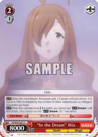 "In the Dream" Wiz C waifu card — Weiss Schwarz