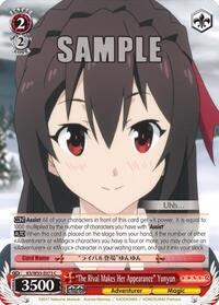 "The Rival Makes Her Appearance" Yunyun C waifu card — Weiss Schwarz