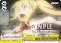 First Incitation CC waifu card — Weiss Schwarz