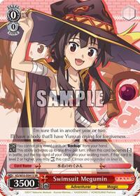 Swimsuit Megumin (SR) SR waifu card — Weiss Schwarz