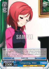 Maki C waifu card — Weiss Schwarz