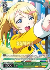 "Sunny Day Song" Eli Ayase C waifu card — Weiss Schwarz