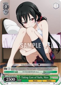Nico U waifu card — Weiss Schwarz