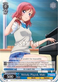 Maki U waifu card — Weiss Schwarz