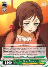 Nozomi U waifu card — Weiss Schwarz