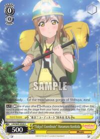 "Tokyo? Coordinate" Hanamaru Kunikida C waifu card — Weiss Schwarz