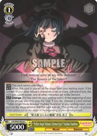 "Fallen Angel Yohane's Demon Eyes" Yoshiko Tsushima C waifu card — Weiss Schwarz