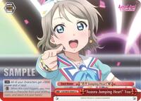 "Aozora Jumping Heart" You CC waifu card — Weiss Schwarz