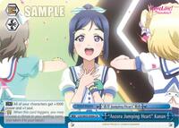 "Aozora Jumping Heart" Kanan CR waifu card — Weiss Schwarz