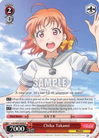 Chika Takami R waifu card — Weiss Schwarz