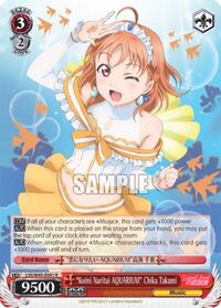 "Koini Naritai AQUARIUM" Chika Takami R waifu card — Weiss Schwarz