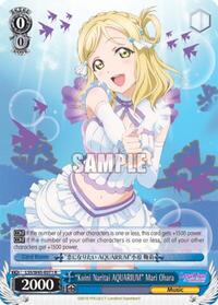 "Koini Naritai AQUARIUM" Mari Ohara R waifu card — Weiss Schwarz