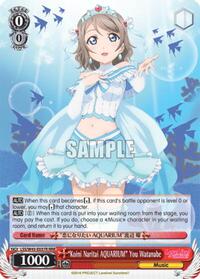 "Koini Naritai AQUARIUM" You Watanabe RRR waifu card — Weiss Schwarz