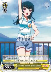 "Midsummer Aquarium" Yoshiko Tsushima TrialDeck waifu card — Weiss Schwarz