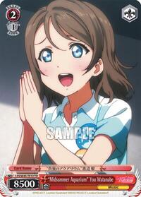 "Midsummer Aquarium" You Watanabe TrialDeck waifu card — Weiss Schwarz