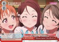 "Midsummer Aquarium" Chika & Riko & You TrialDeck waifu card — Weiss Schwarz