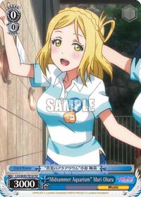 "Midsummer Aquarium" Mari Ohara TrialDeck waifu card — Weiss Schwarz