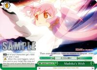 Madoka's Wish CR waifu card — Weiss Schwarz
