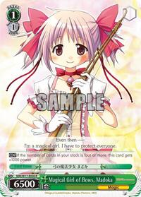 Madoka R waifu card — Weiss Schwarz