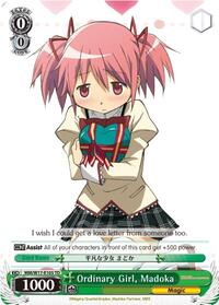 Madoka TrialDeck waifu card — Weiss Schwarz