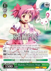Madoka Protects Hope U waifu card — Weiss Schwarz