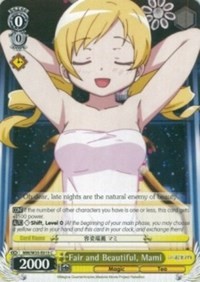 Mami C waifu card — Weiss Schwarz