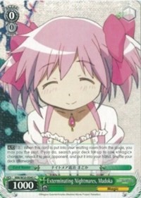 Madoka C waifu card — Weiss Schwarz