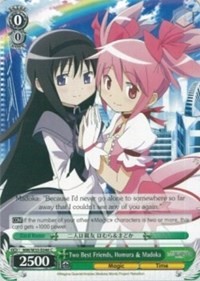 Homura & Madoka C waifu card — Weiss Schwarz