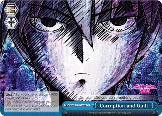 Corruption and Guilt CC waifu card — Weiss Schwarz