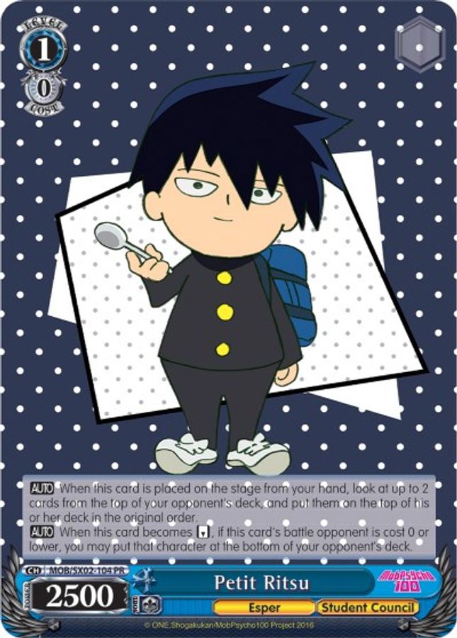 Petit Ritsu Promo waifu card — Weiss Schwarz