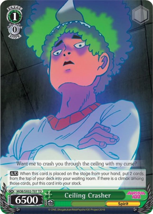 Ceiling Crasher TrialDeck waifu card — Weiss Schwarz