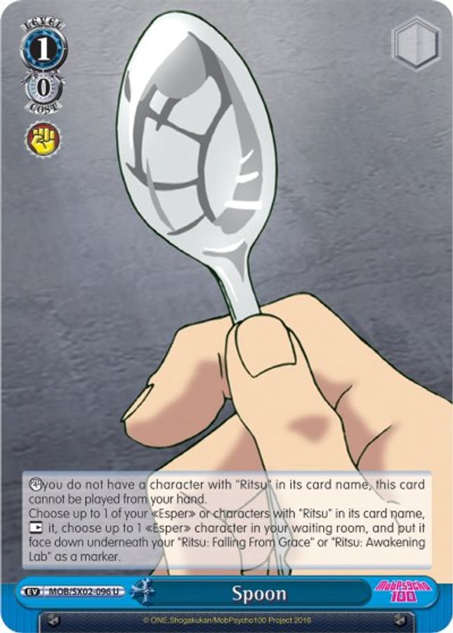 Spoon U waifu card — Weiss Schwarz