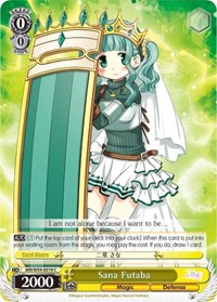 Sana Futaba C waifu card — Weiss Schwarz