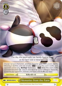 Memories from the Farm C waifu card — Weiss Schwarz