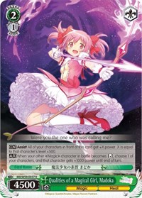 Madoka R waifu card — Weiss Schwarz