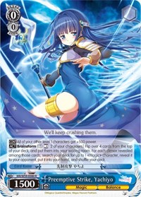 Yachiyo R waifu card — Weiss Schwarz