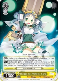 Sana RR waifu card — Weiss Schwarz